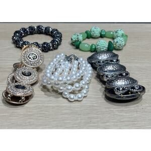 Lot of 5 Custume Bracelets Multicolor